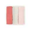 Little Unicorn (3Pack) Cotton Muslin Swaddle Set Light Pink