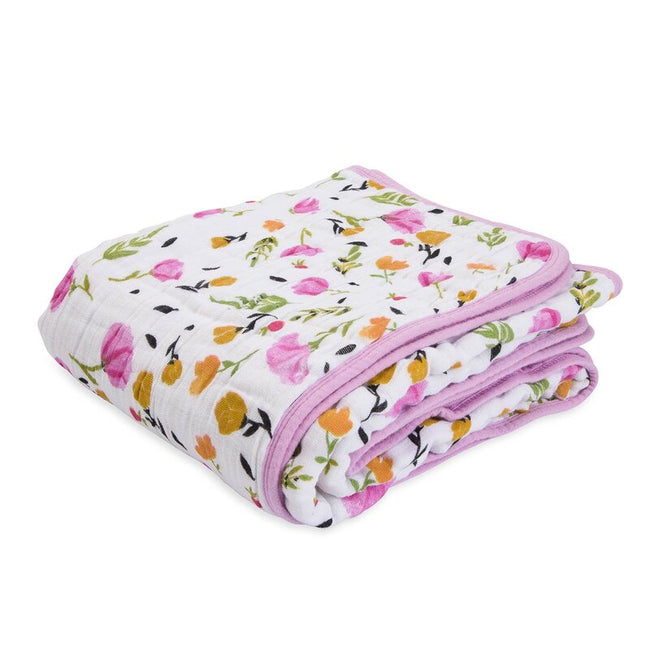 Little Unicorn Cotton Muslin Quilt Berry & Bloom