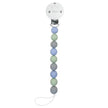 Littlemico Casal Pacifier Holder Silicone Blue-Green-Grey