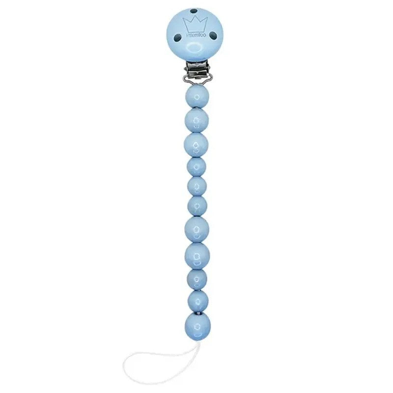 Littlemico Mono Pacifier Holder Wood Blue