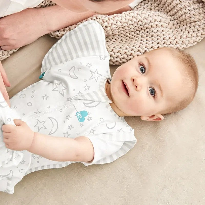 Love To Dream Swaddle UP Original Transitional Bag Large Moon & Stars Cream