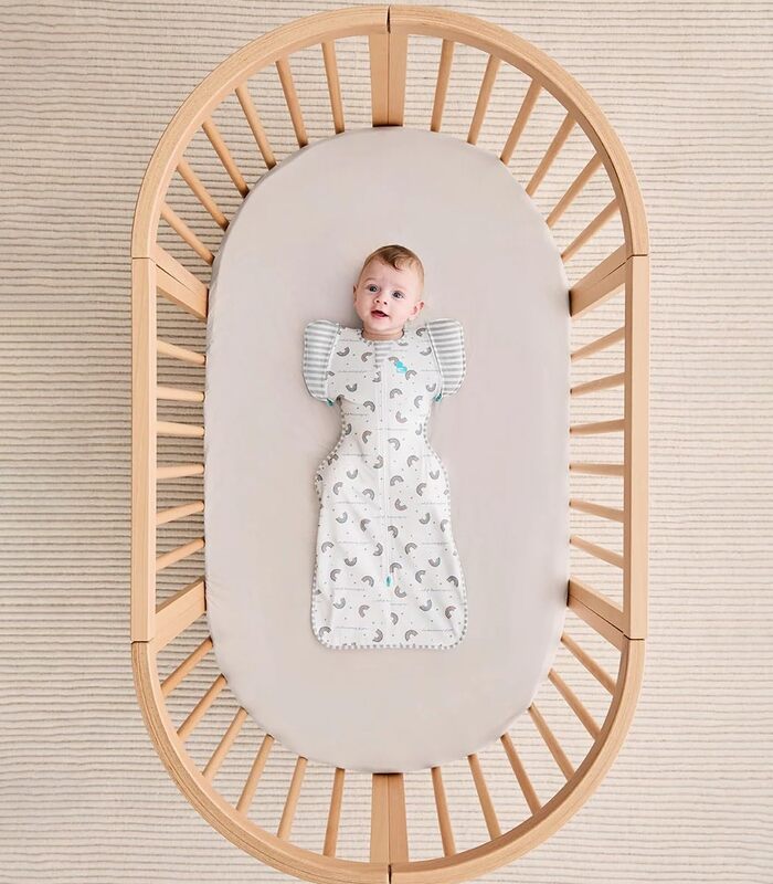 Love To Dream Swaddle UP Original Transitional Bag Rainbow Large White