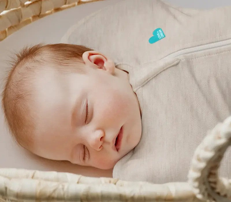 Love To Dream Swaddle Up Original 1.0 TOG Strech Cotton Oatmeal Marl