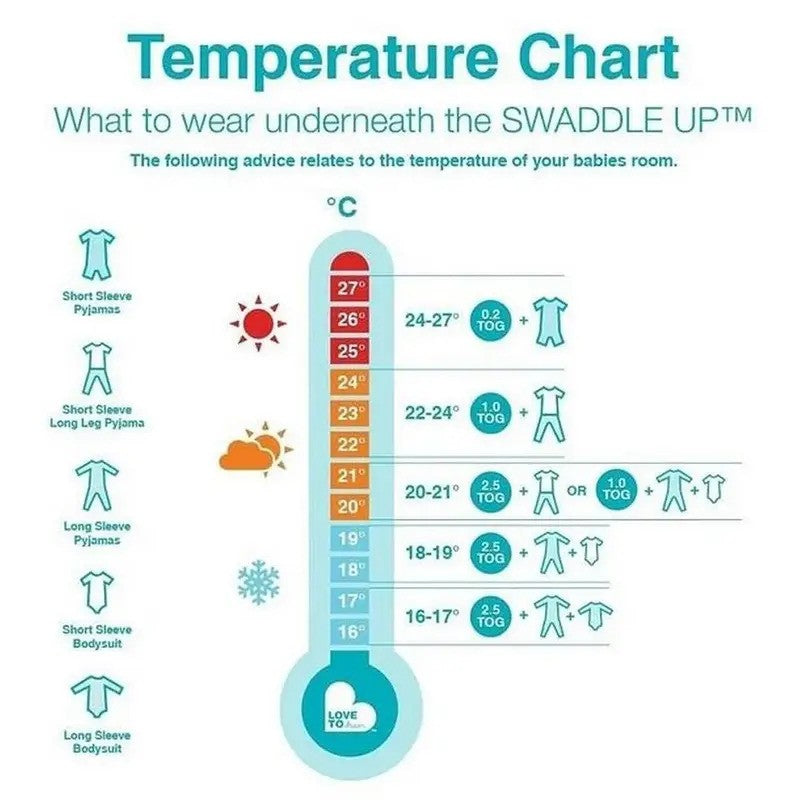 Love To Dream Swaddle Up Original 1.0 TOG Grey