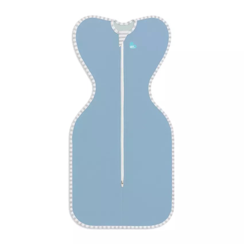 Love To Dream Swaddle Up Organic 1.0 Tog Dusty Blue