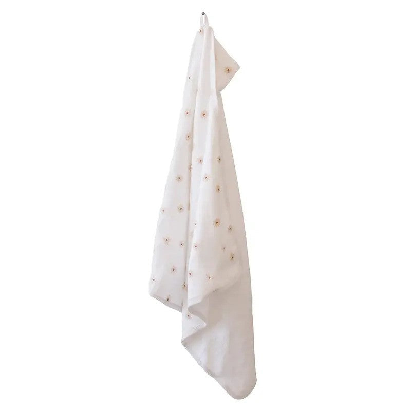 Lulujo Baby Hooded Towel Daisies