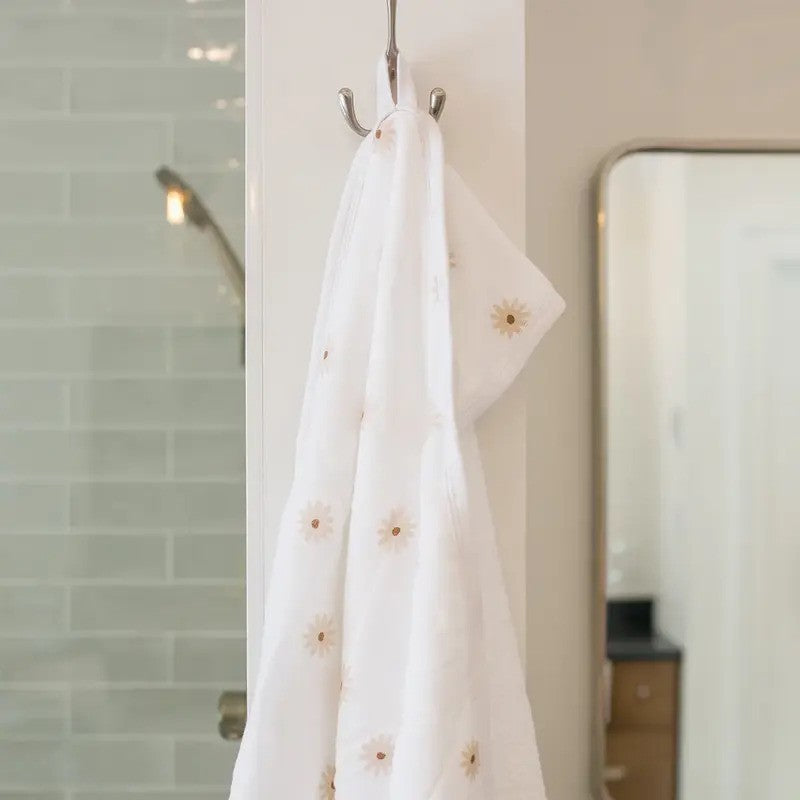 Lulujo Baby Hooded Towel Daisies
