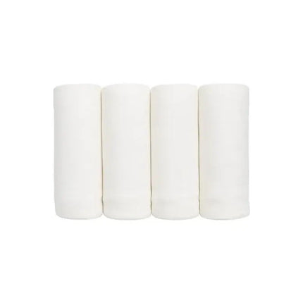 Lulujo Bamboo Cotton Swaddle Blankets (4pack 120x120cm) White