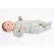 Lulujo Bamboo Footed Sleepers Sage Green
