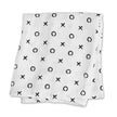 Lulujo Bamboo Swaddle Extra Soft (120X120CM) XL Hugs & Kisses