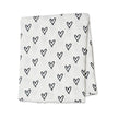 Lulujo Bamboo Swaddle Extra Soft (120X120CM) XL Messy Hearts