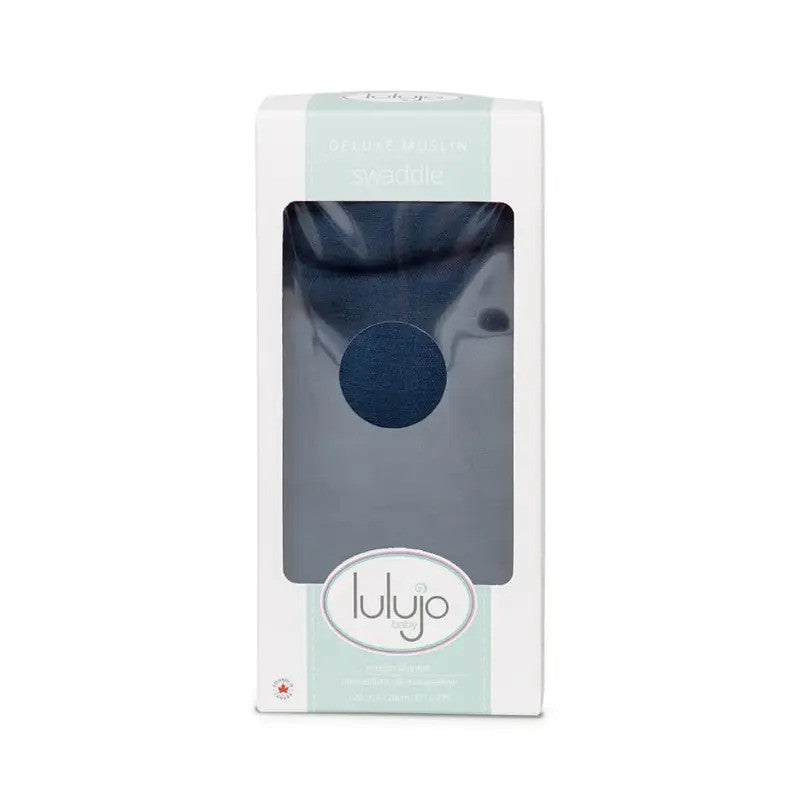 Lulujo Bamboo Swaddle Extra Soft (120X120CM) XL Navy