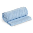 Lulujo Newborn Bundle Cellular Blanket Blue & Swaddle Blankets (3pack 120x120cm) White