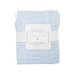 Lulujo Newborn Bundle Cellular Blanket Blue & Swaddle Blankets (3pack 120x120cm) White