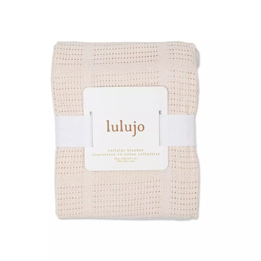 Lulujo Cellular Blanket Oatmeal