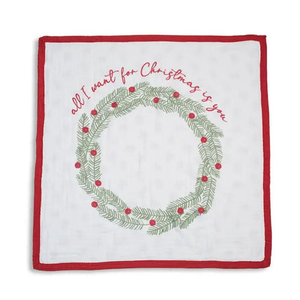 Lulujo Christmas Quilt / Gingerbread (DOUBLE SIDED)