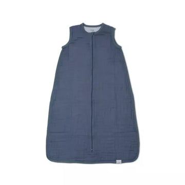 Lulujo Cotton Muslin Sleep Sack 1.0 Tog Navy Night