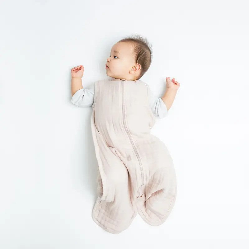 Lulujo Cotton Muslin Sleep Sack Sand