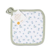 Lulujo Cotton Wash Cloths (3Pack) White, Greenery & Blueberries