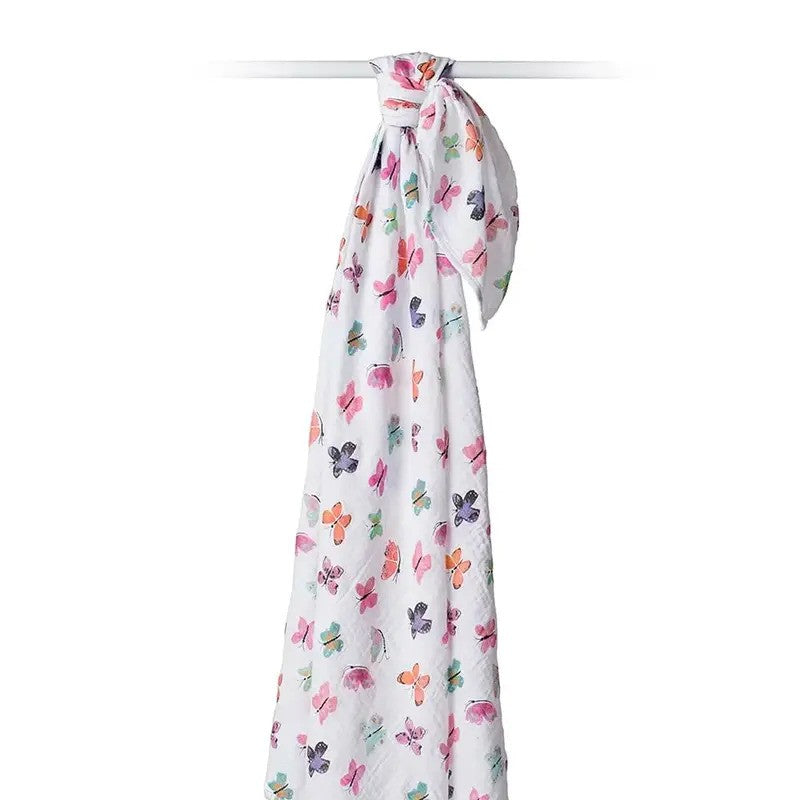 Lulujo Muslin Swaddle (120X120CM) XL Butterfly