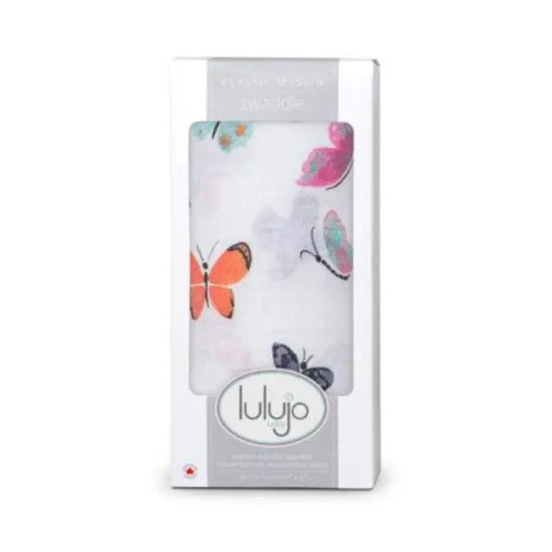 Lulujo Muslin Swaddle (120X120CM) XL Butterfly