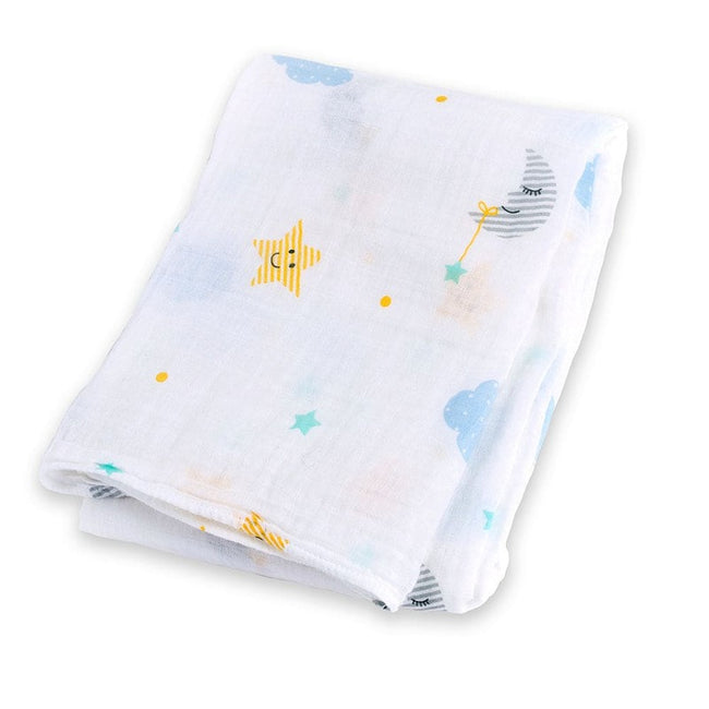 Lulujo Muslin Swaddle (120X120CM) XL Dreamland