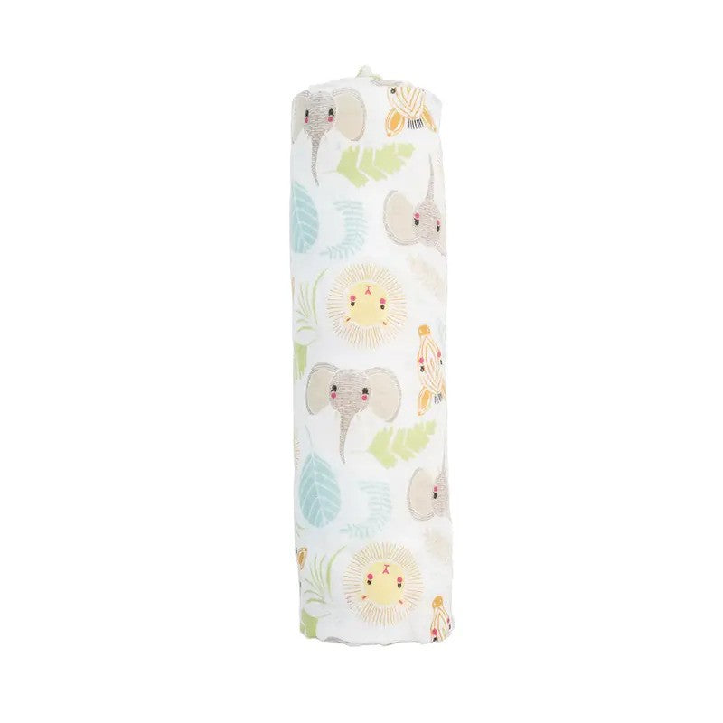 Lulujo Muslin Swaddle (120X120CM) XL Jungle