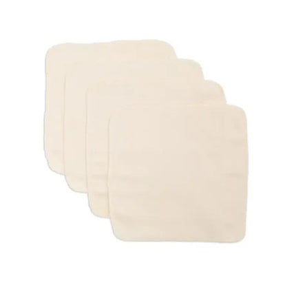 Lulujo Organic Cotton Facecloths 0M Plus (4Pack)