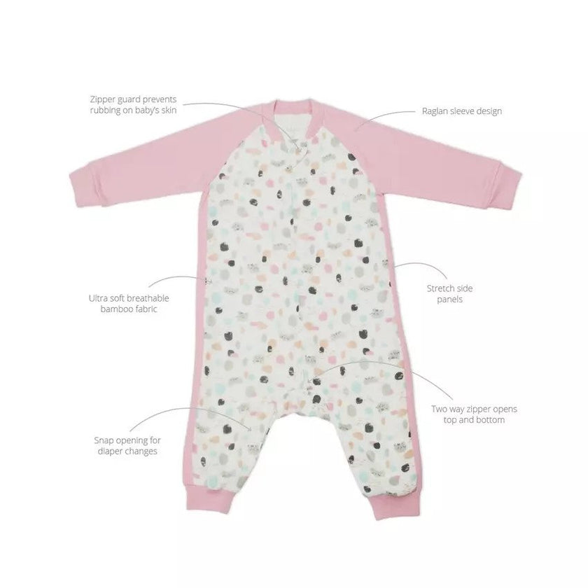 Lulujo Sleepsuit Cat & Mouse Medium (18M-2.5YRS)