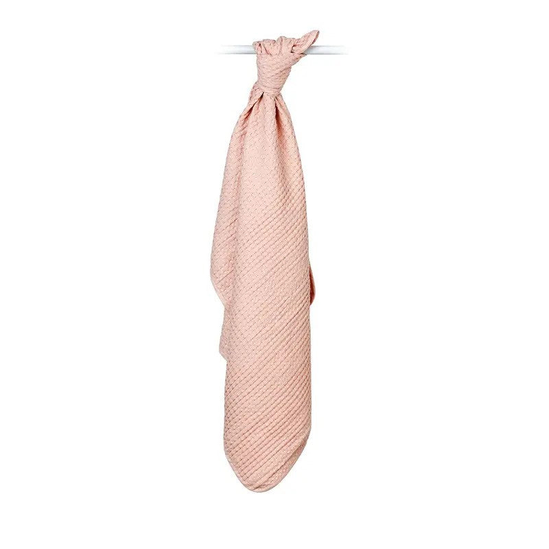 Lulujo Waffle Blanket (100cm x 80cm) Ballet Slipper
