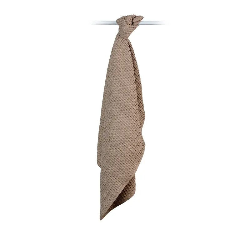 Lulujo Waffle Blanket (100cm x 80cm) Sand