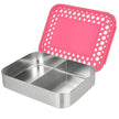 LunchBots Medium Duo Bento Lunchbox Pink