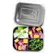 LunchBots Medium Quad Bento Lunchbox Pink