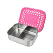 LunchBots Medium Trio bento Lunchbox Pink