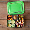 LunchBots Large Cinco Bento Lunchbox Green