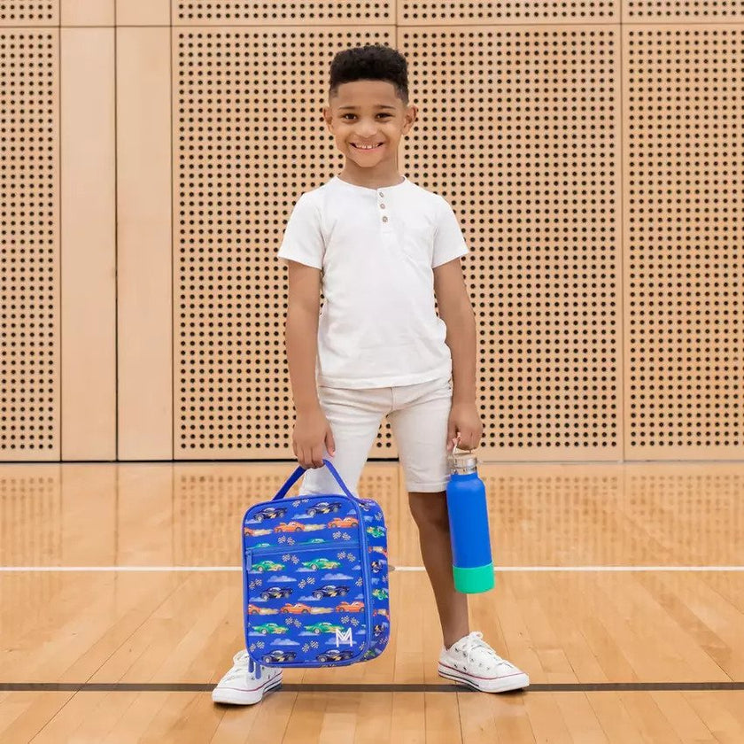 MontiiCo Large Insulated Lunch Bag Speed Racer