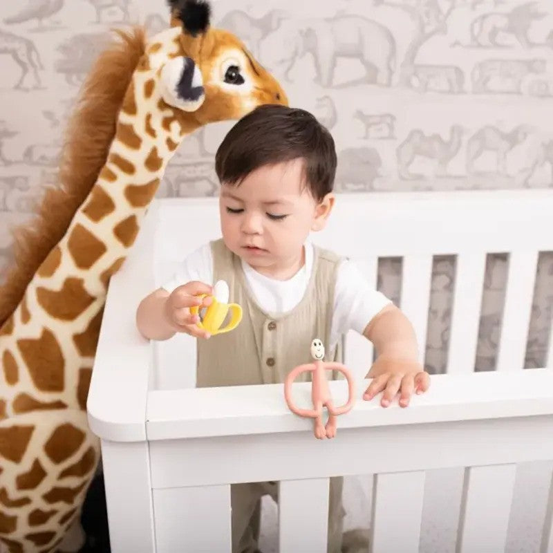 Matchstick Monkey Banana & Monkey Gift Set Dusty Pink (3M Plus)