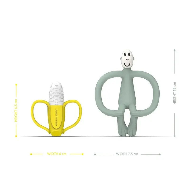 Matchstick Monkey Banana & Monkey Gift Set Mint Green