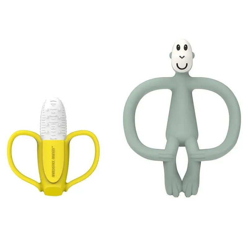 Matchstick Monkey Banana & Monkey Gift Set Mint Green