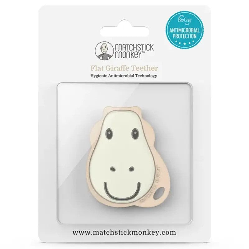 Matchstick Monkey Flat Face Teether Giraffe