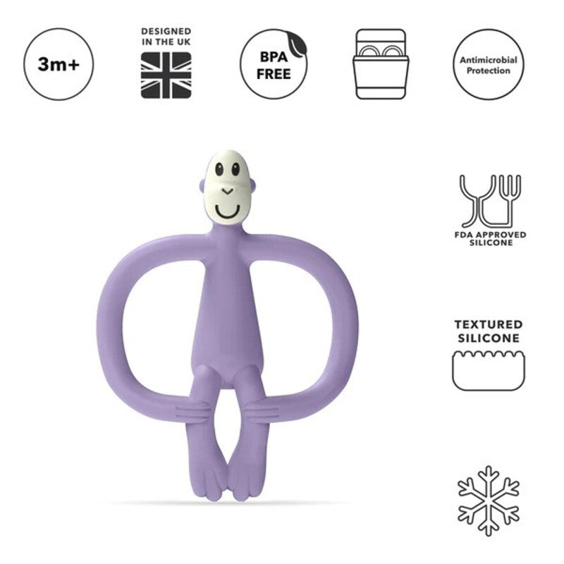 Matchstick Monkey Original Teether Purple