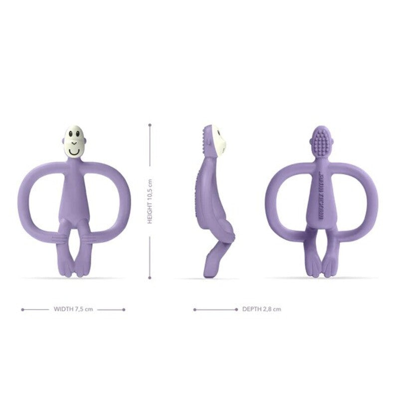 Matchstick Monkey Original Teether Purple