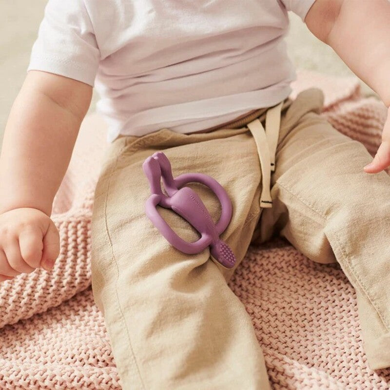 Matchstick Monkey Original Teether Purple