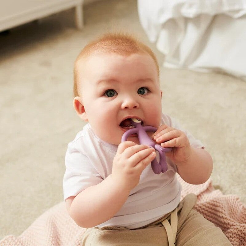Matchstick Monkey Original Teether Purple