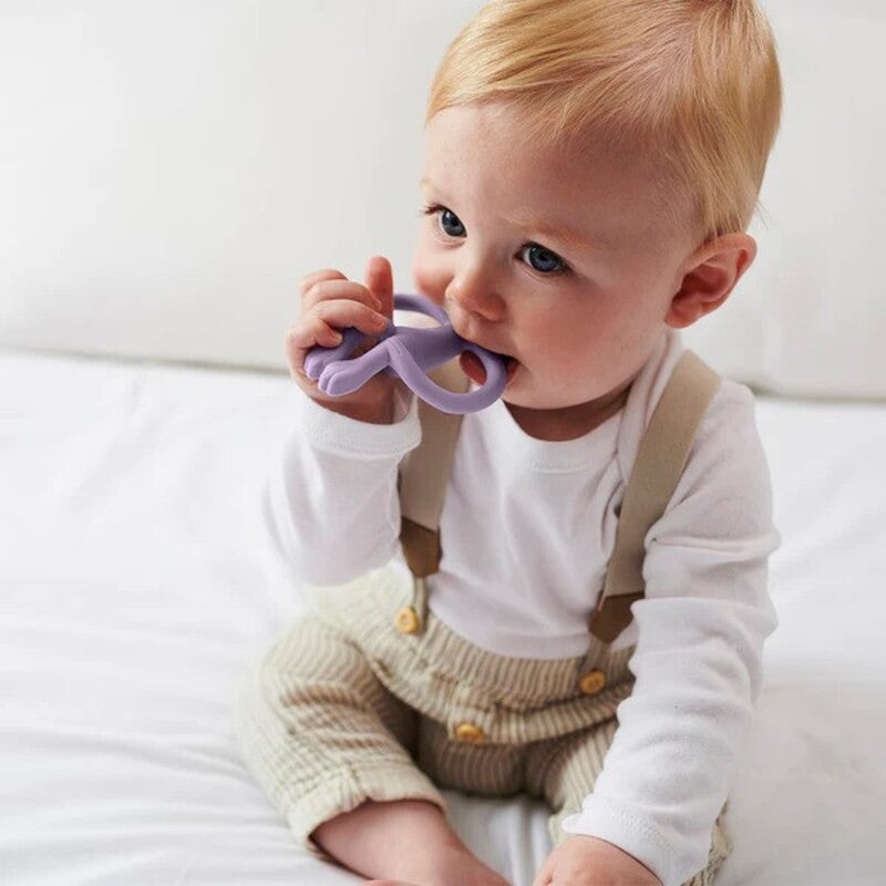 Matchstick Monkey Original Teether Purple
