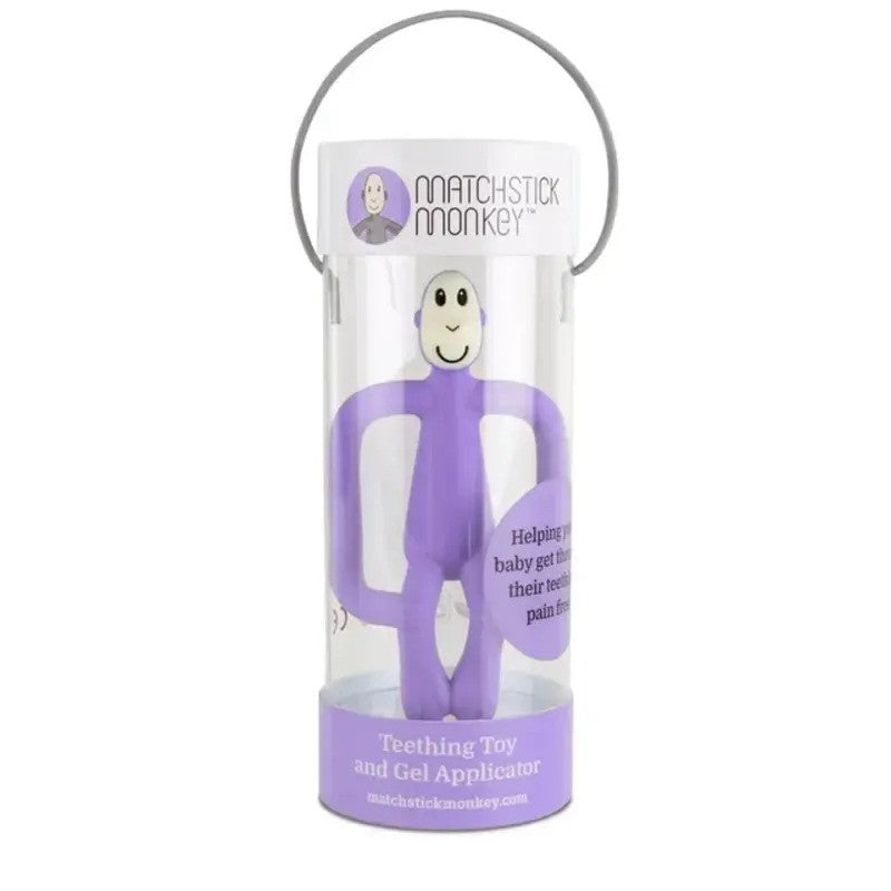 Matchstick Monkey Original Teether Purple