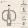 Matchstick Monkey Original Teething Toy Grey
