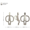 Matchstick Monkey Original Teething Toy Grey