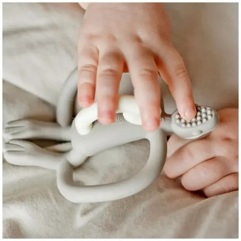 Matchstick Monkey Original Teething Toy Grey