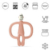 Matchstick Monkey Teether No Tail Dusty Pink